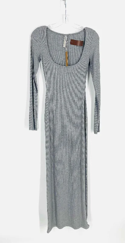 Skims Size S Heather Gray Ribbed Maxi NEW Dresses Dress Tunics Floral girly