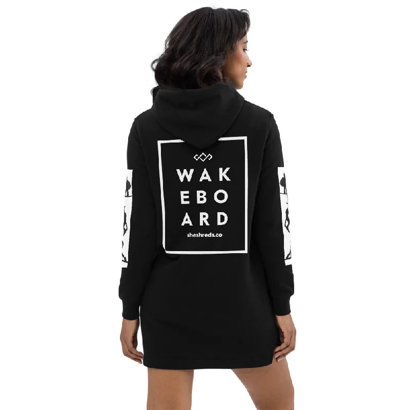 Amanda Hoodie dress - Wakeboard Hooded Sweatshirt Casual Wear Street Style