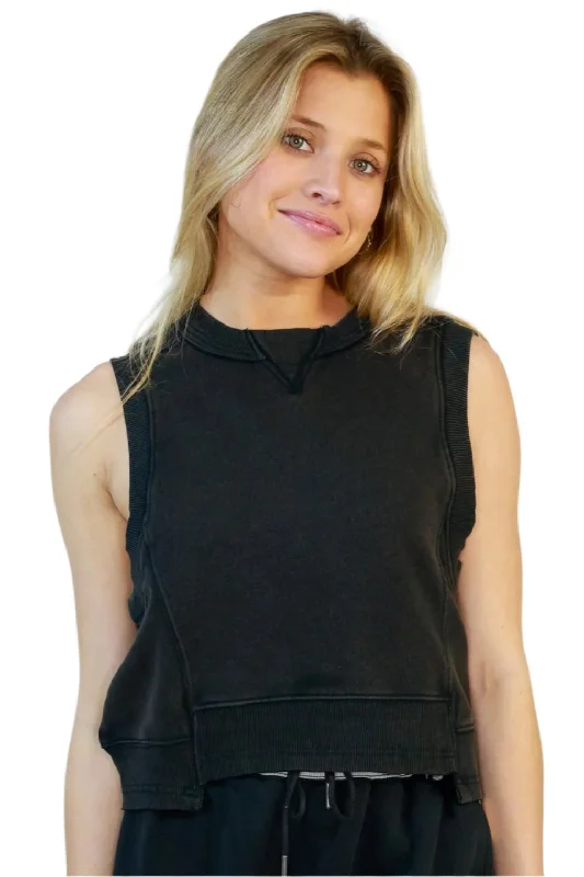Intercept Tank cropped tank top