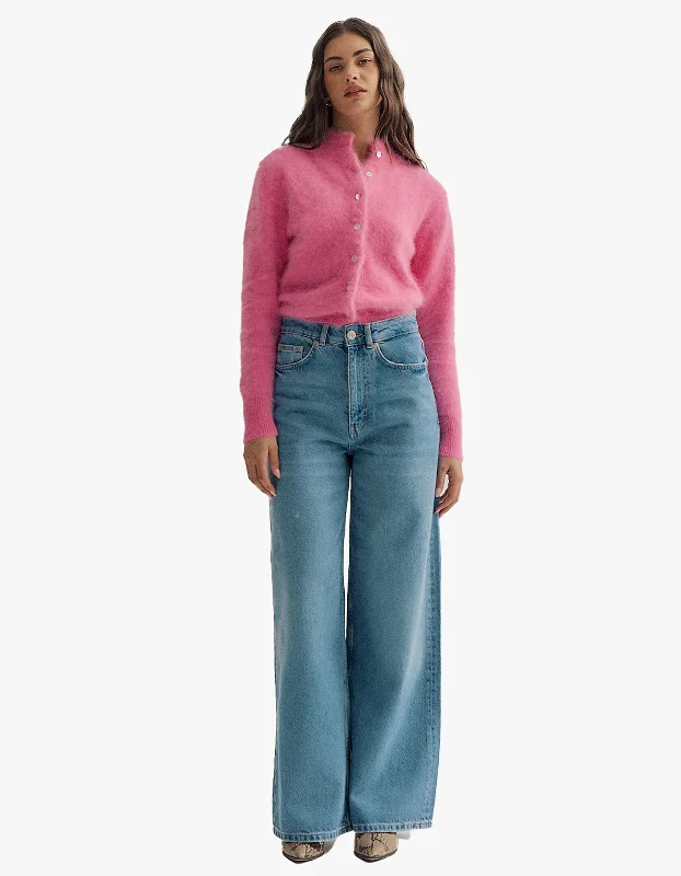 Bella Button Up Cardigan - Bloom Zippered Buttoned Snapped