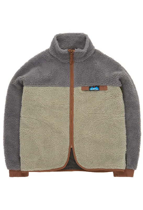 KAVU Women's Pinesdale Fleece Jacket - Verde Canyon Faux Fur Jacket Real Fur Jacket Shearling Jacket