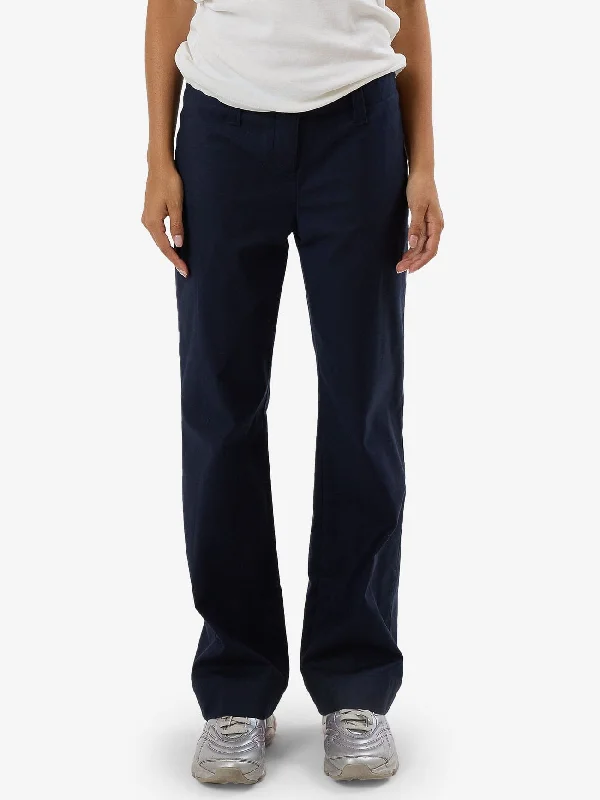 Brit Cotton Sateen Pant - Oxford Blue Comfortable Cargo Pants