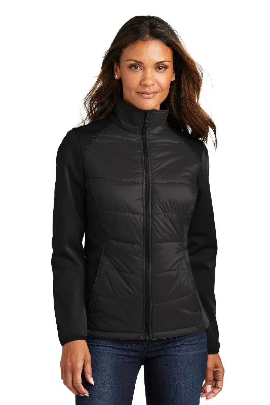 Custom Embroidered - Port Authority® Women's Hybrid Soft Shell Jacket. L787 Chenille Fabric Brocade Fabric Lace Fabric
