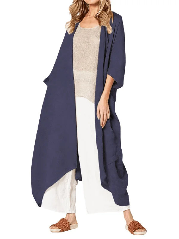 Women's Loose Casual Kimono Cardigan Machine Wash Dry Clean Hand Wash