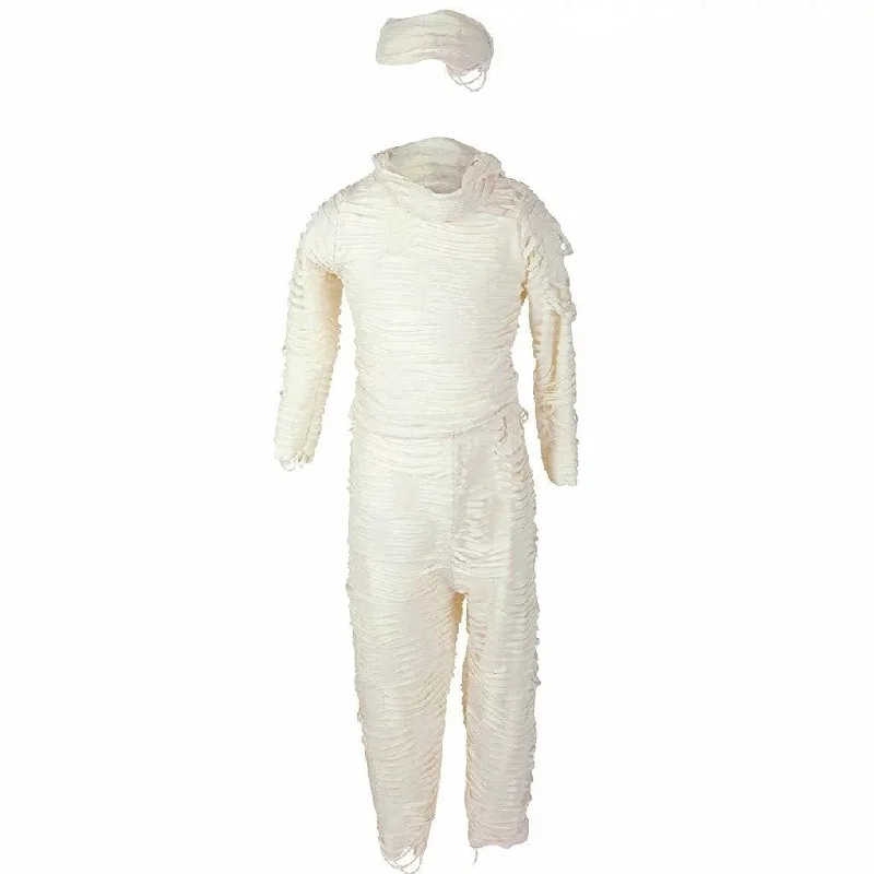 Mummy Costume with Pants Trendy Tapered Pants
