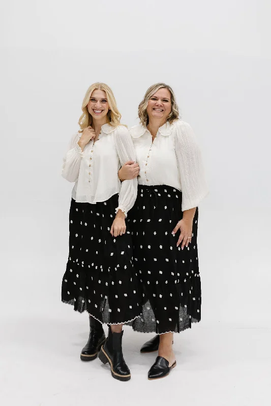 Marin Maxi Skirt cashmere skirt plush