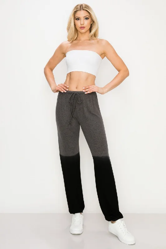 Dip Dye Sweat Pant - Smoke ONLY 1 SMALL LEFT Warm Wool Trousers