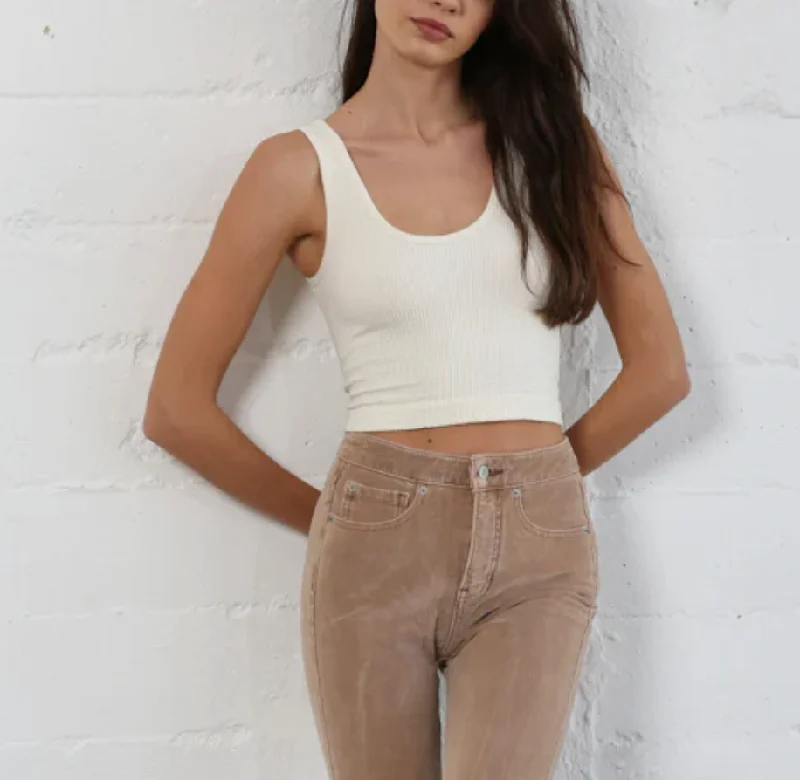 Seamless Tank metallic tank top