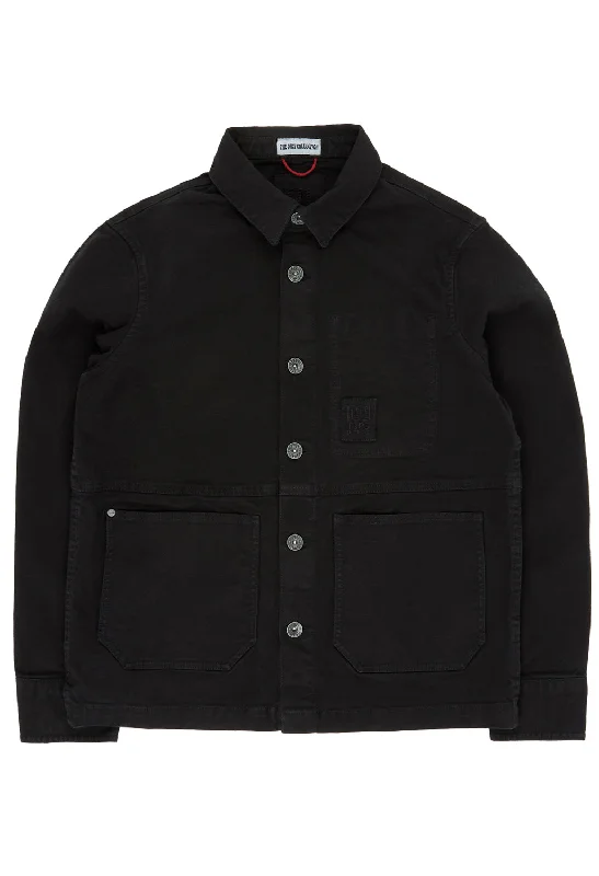 Topo Designs Women's Dirt Utility Jacket - Black Plaid Jacket Tartan Jacket Houndstooth Jacket