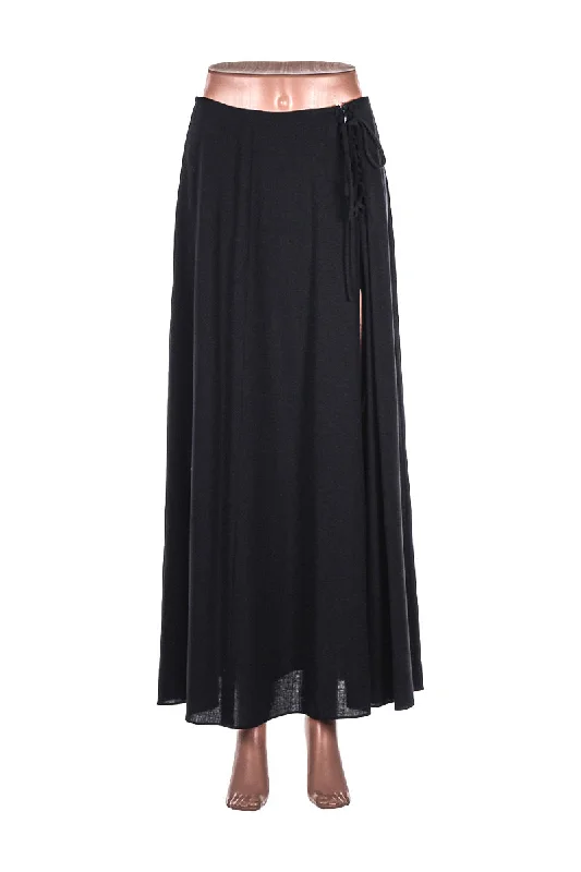Vintage 90's DKNY Skirt silk skirt lustrous