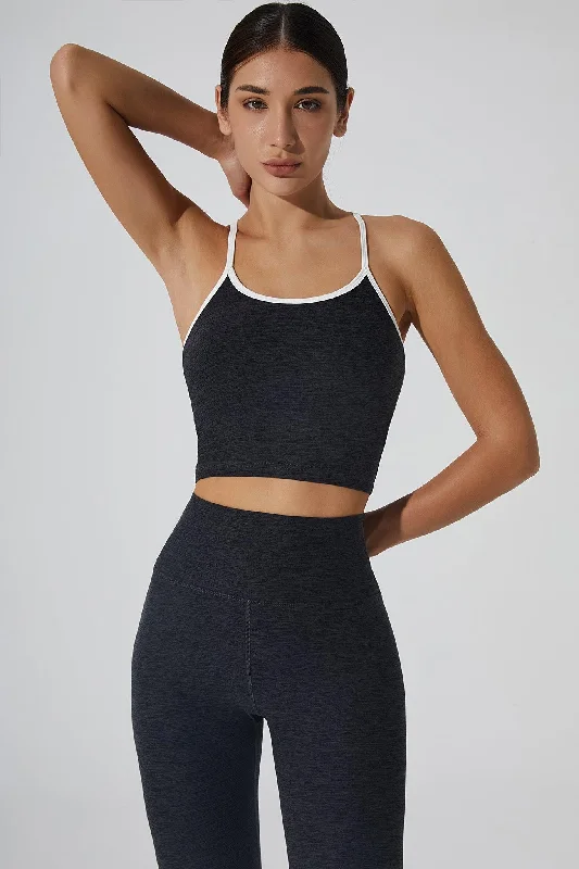 Serif Tank - Graphite tie dye tank