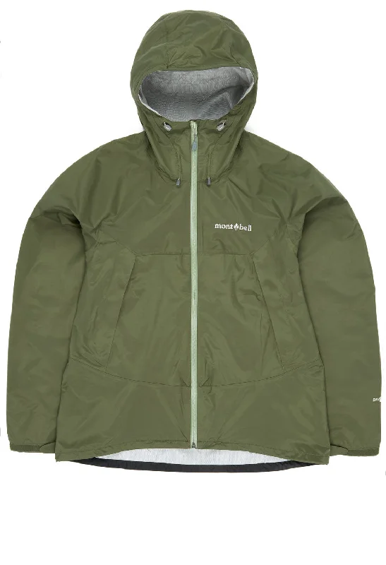 Montbell Women's Rain Hiker Jacket - Olive Insulated Jacket Fitted Jacket Loose Jacket