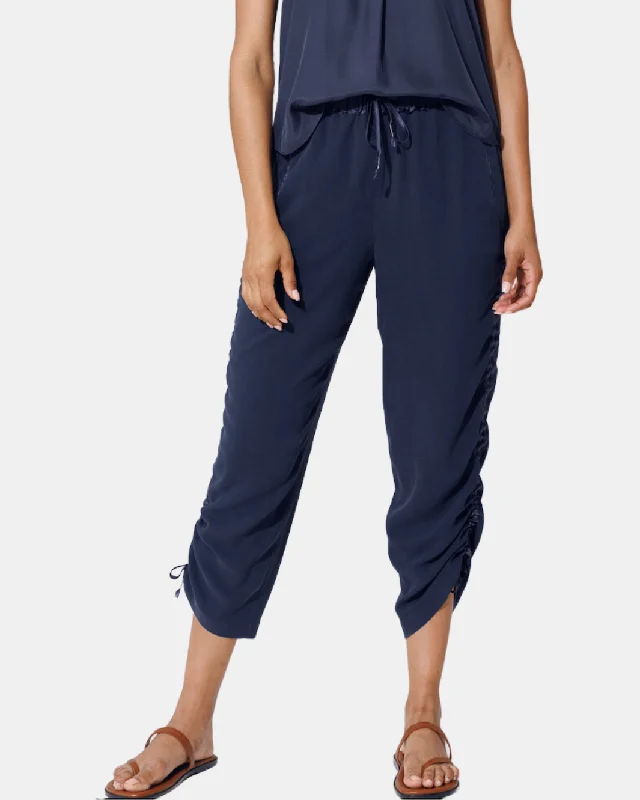 GO TRACK PANT REDUX IN MIDNIGHT High-Waist Jeans