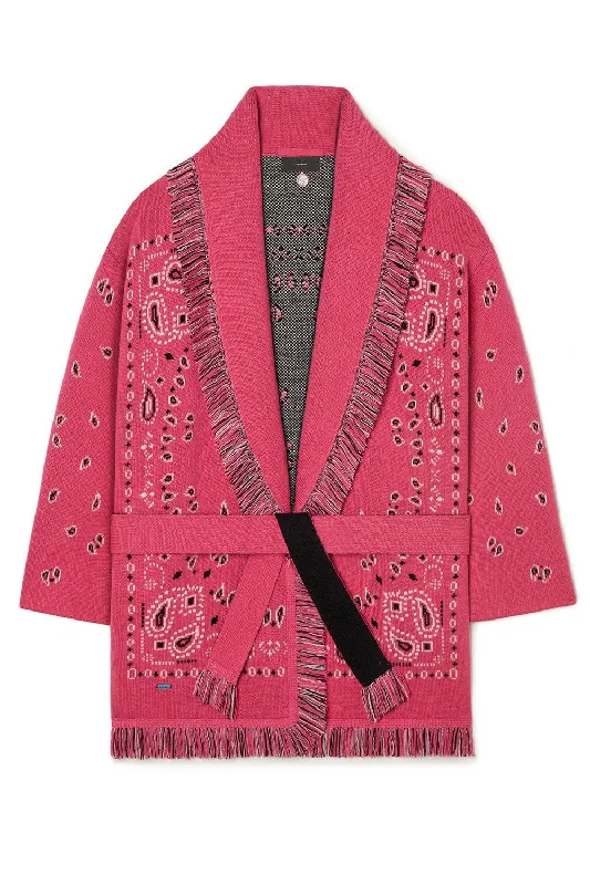 Bandana Cardigan Terry Blend Velvet Blend Canvas Blend