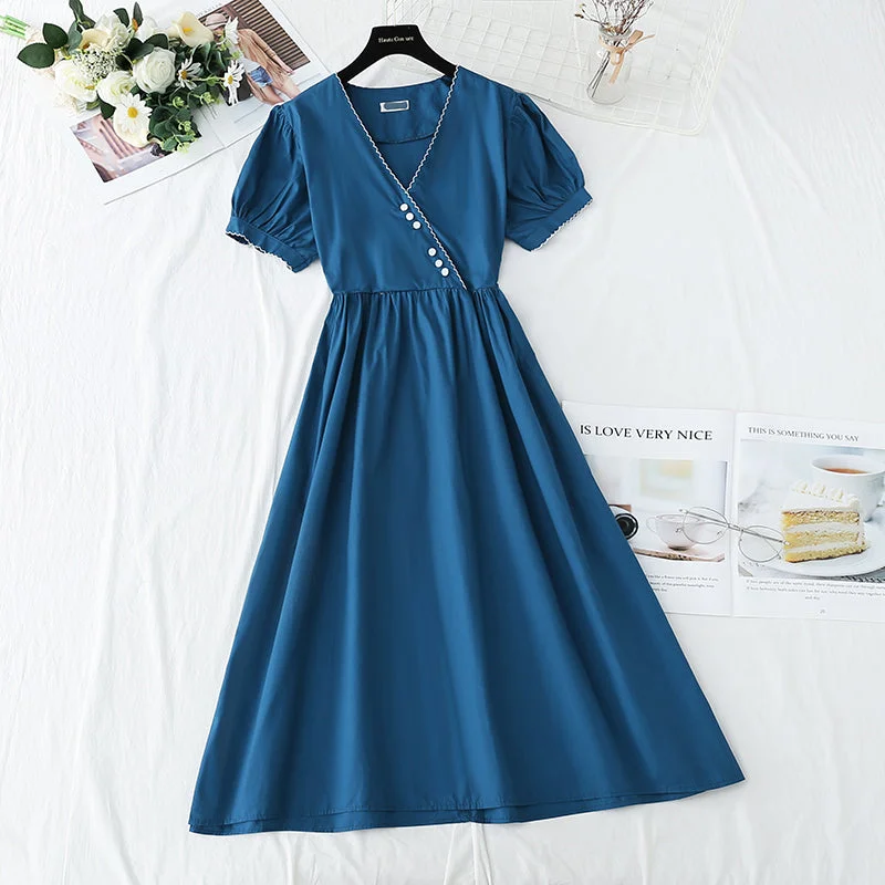 New tea break waist Cotton Linen Skirt long A-line skirt  4253 corduroy skirt cozy