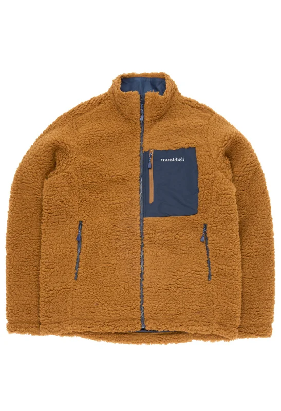 Montbell Women's Climaplus Shearling Jacket - Brown Mesh Jacket Canvas Jacket Denim Jacket