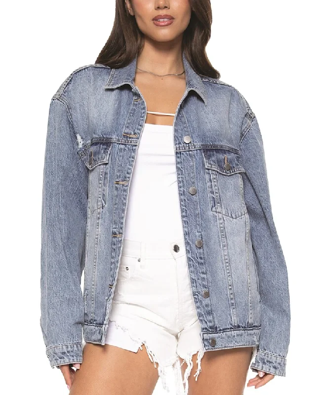 Blue Revival Classic Trucker Jacket Nylon Jacket Polyester Jacket Spandex Jacket