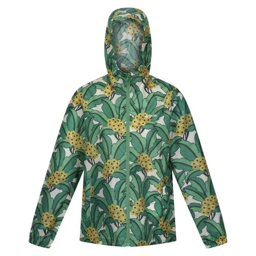 Regatta Womens/Ladies Orla Kiely Tropical Floral Packaway Waterproof Jacket Collared Jacket Crew Neck Jacket Turtle Neck Jacket
