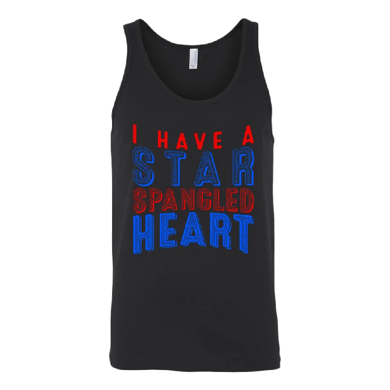 I Have A Star-Spangled Heart Tank Top breathable tank top