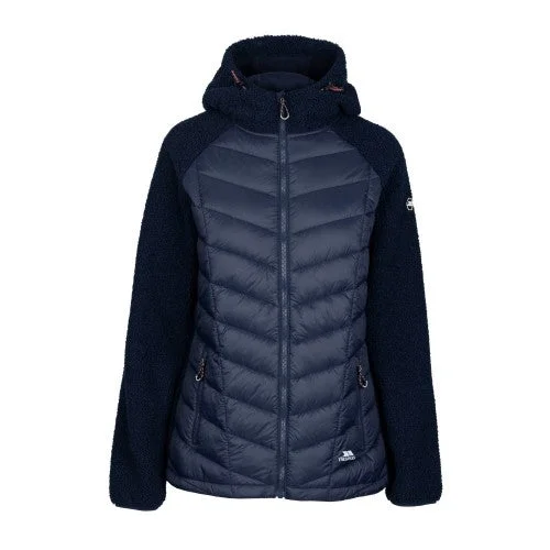 Trespass Womens/Ladies Wando Hybrid Jacket Denim Fabric Leather Fabric Suede Fabric