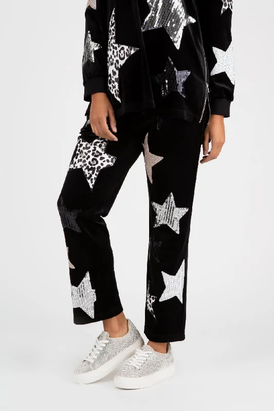 Starry Nite Pants Formal Wide-Leg Pants