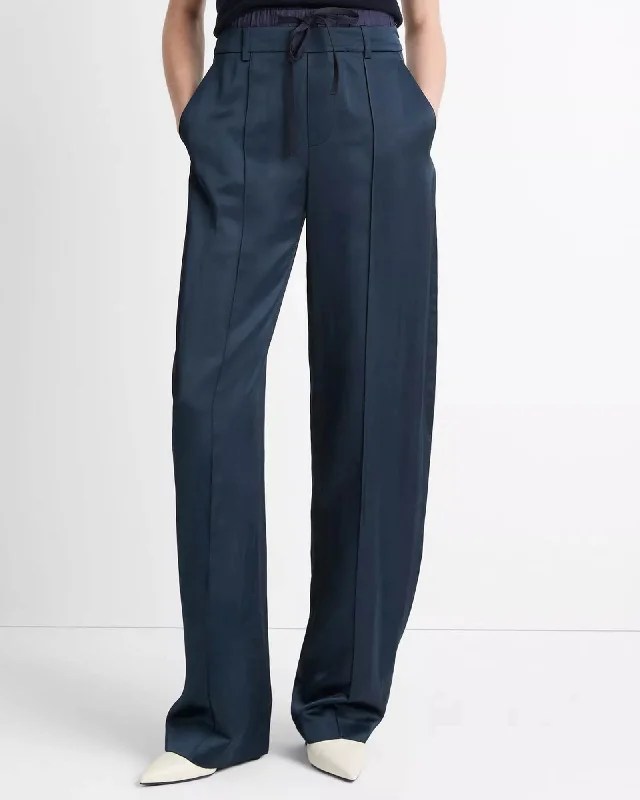 Mid-rise Double Waistband Pants Comfortable Maternity Pants