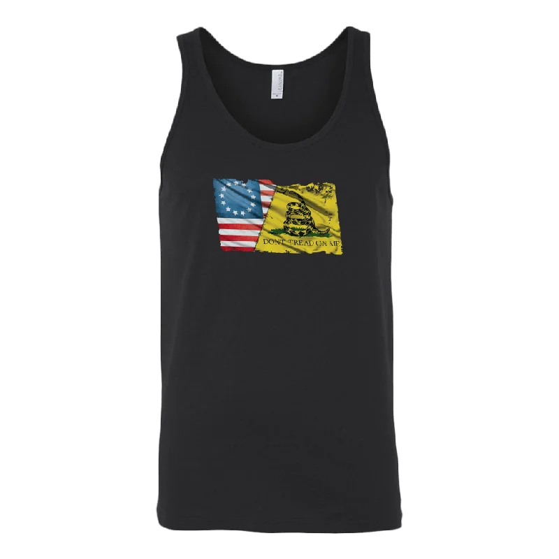 Gadsden Flag Tank Top off shoulder tank
