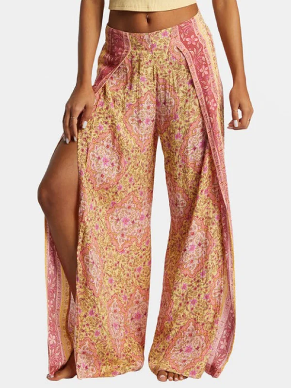 Split Spirit Pants Comfortable Fleece Pants