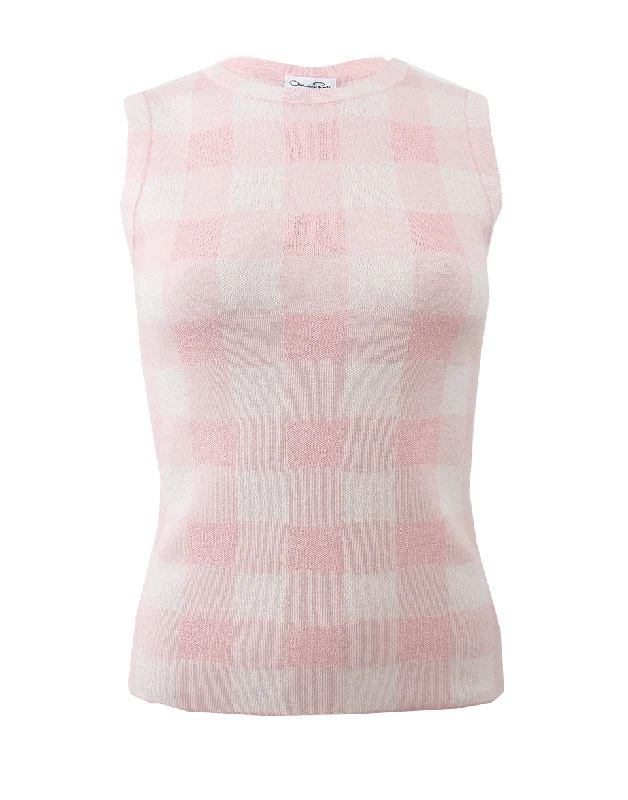 Buffalo Check Tank bronze tank top
