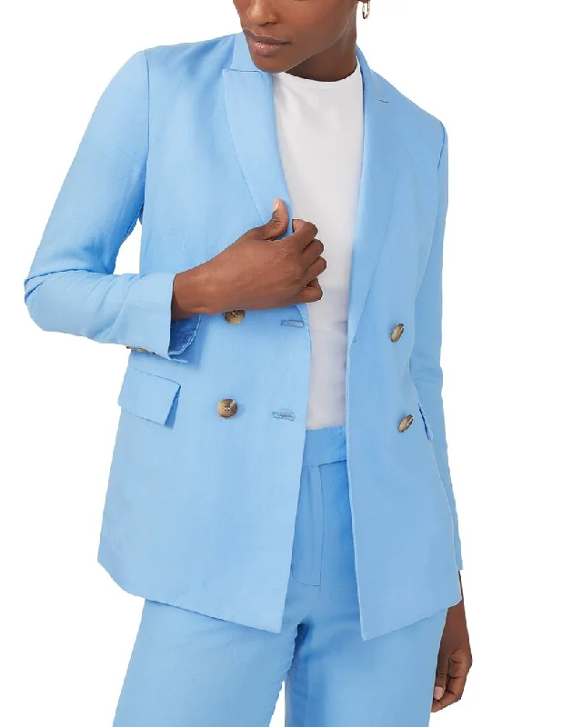 J.McLaughlin Vesta Linen-Blend Jacket Cardigan Sweater Pullover