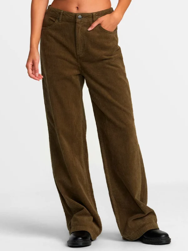 Coco Cord Pants Cozy Full-Length Pants