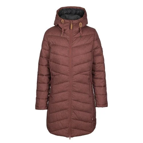 Trespass Womens/Ladies Turka Jacket Notch Collar Jacket Peter Pan Collar Jacket Cowl Neck Jacket