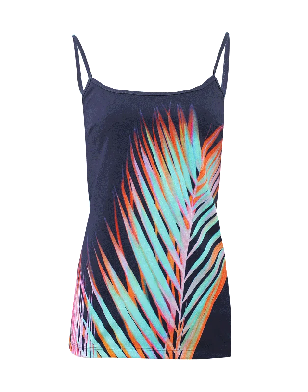 Palm Print Tank tie dye tank