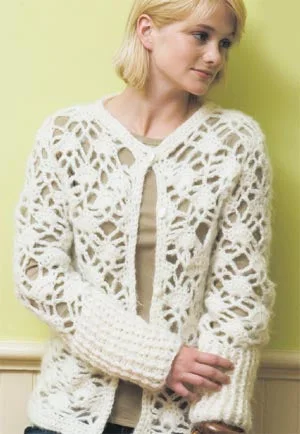 Casual Elegance Cardigan (Crochet) Stylish Fashionable Trendy