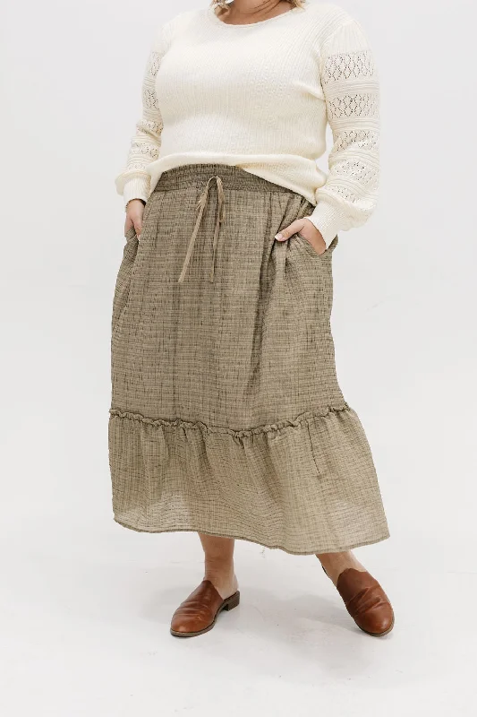 Holden Maxi Skirt silk skirt lustrous