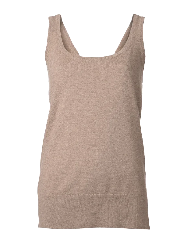 Cashmere Tank Top white tank top