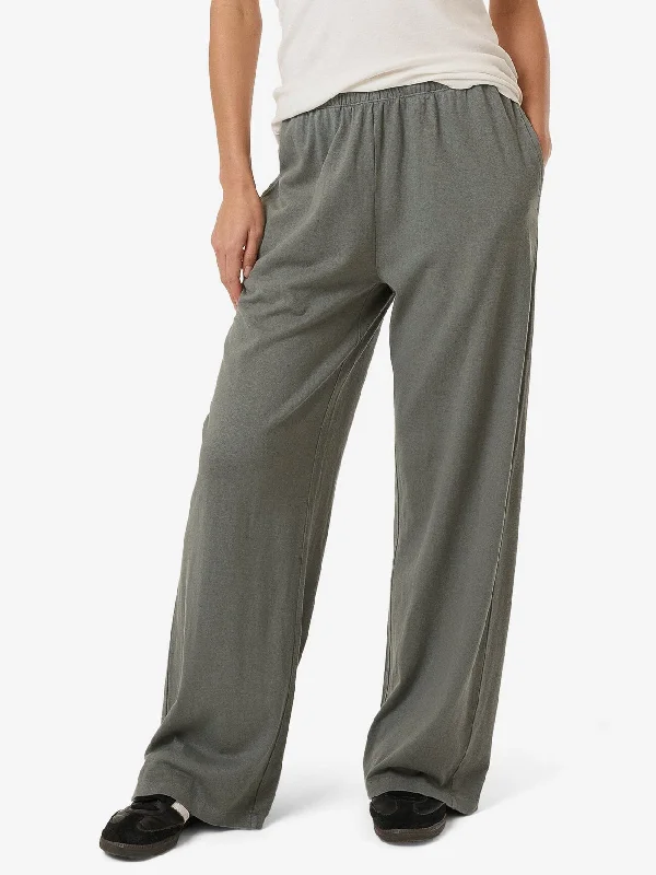 Hemp Relax Pant - Green Smoke Formal Dress Pants