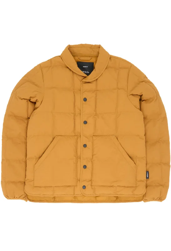 Finisterre Women's Lapwing Jacket - Dark Ochre Front Pockets Side Pockets Patch Pockets