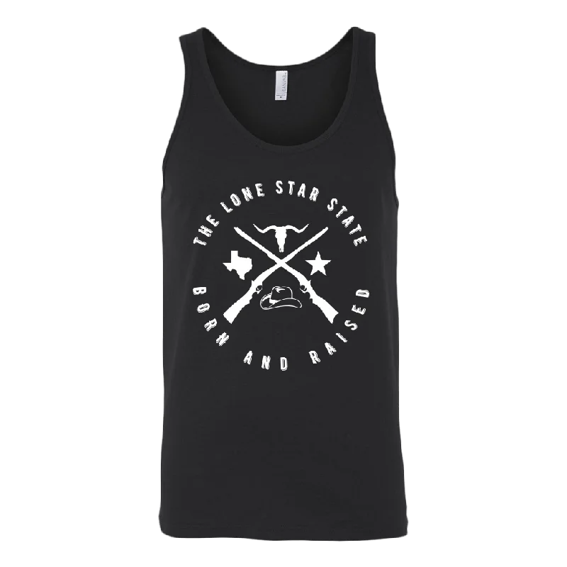 Texas Lone Star State Tank Top charcoal tank top