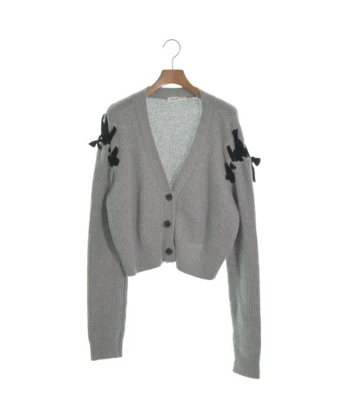 ADEAM Cardigans Silk Blend Satin Velvet