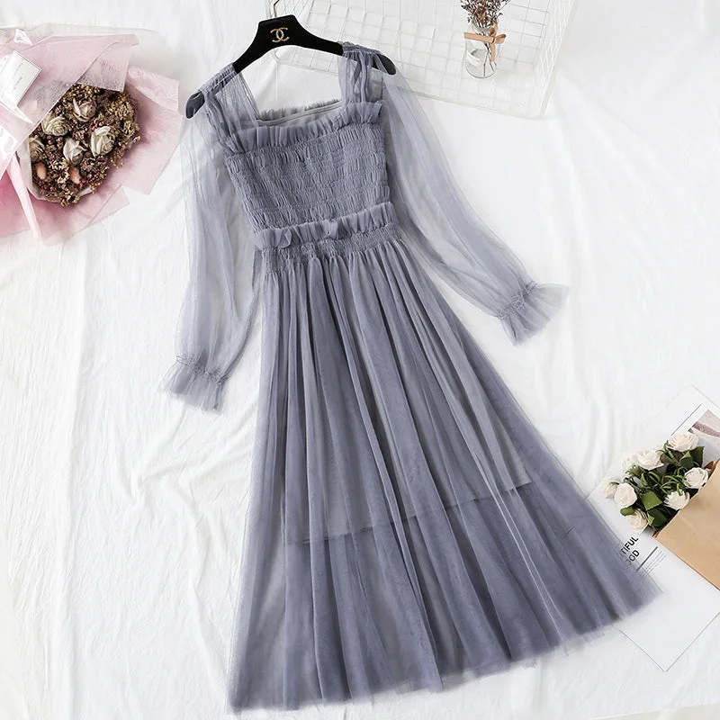 New fashion fairy super xiansen French Kikyo skirt  4304 leather skirt sleek