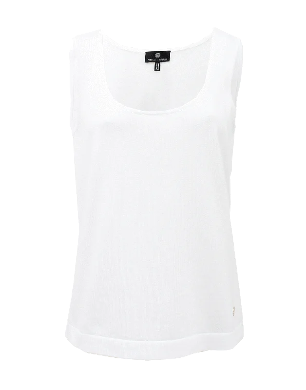 Scoop Neck Tank vintage tank top