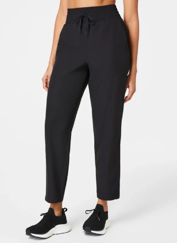 On The Move Slim Pant Black Classic Straight Pants