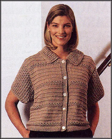 Knitted Light and Breezy Cardigan Pattern (Knit) Wool Cardigan Cotton Cardigan Cashmere Cardigan