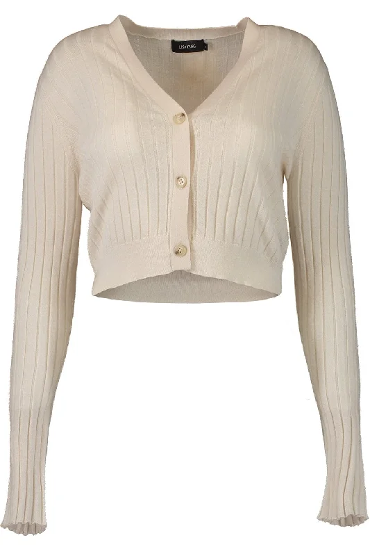 Corinne Cardigan - Eggshell Bright Pastel Dark