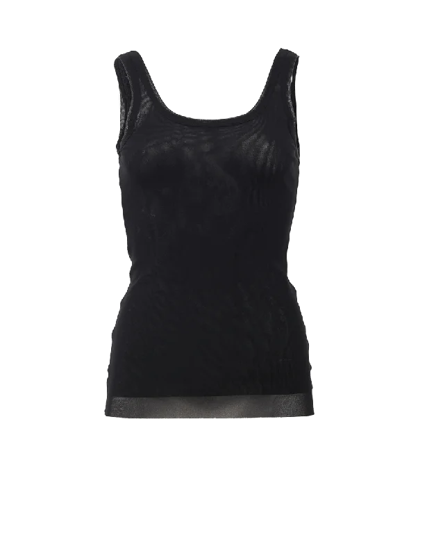 Scoopneck Jersey Tank summer tank top