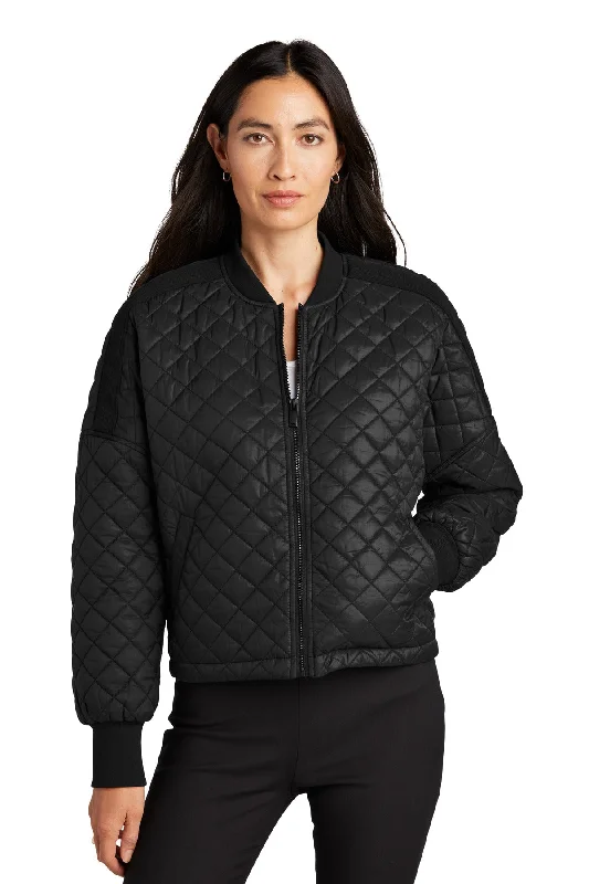 Custom Embroidered - Mercer+Mettle™ Women's Boxy Quilted Jacket MM7201 Tiered Jacket Buttoned Jacket Zippered Jacket