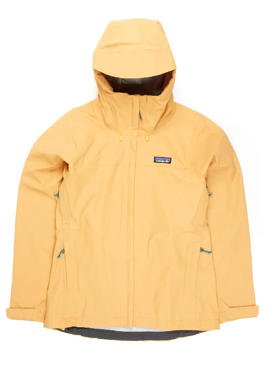 Patagonia Women's Torrentshell 3L Jacket - Dried Mango Collared Jacket Crew Neck Jacket Turtle Neck Jacket