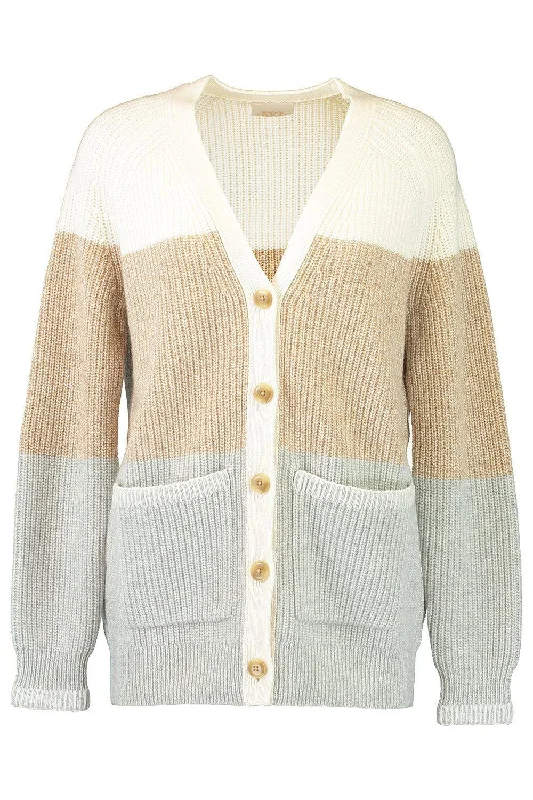 Jenny Cardigan Silk Blend Satin Velvet
