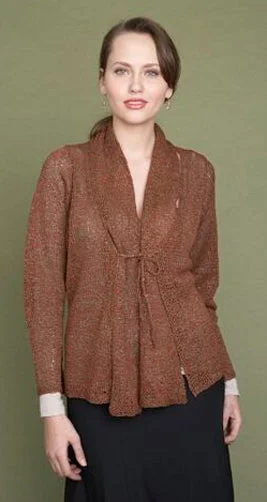 Summer Cardigan and Scarf (Knit) Spandex Blend Rayon Blend Denim Blend